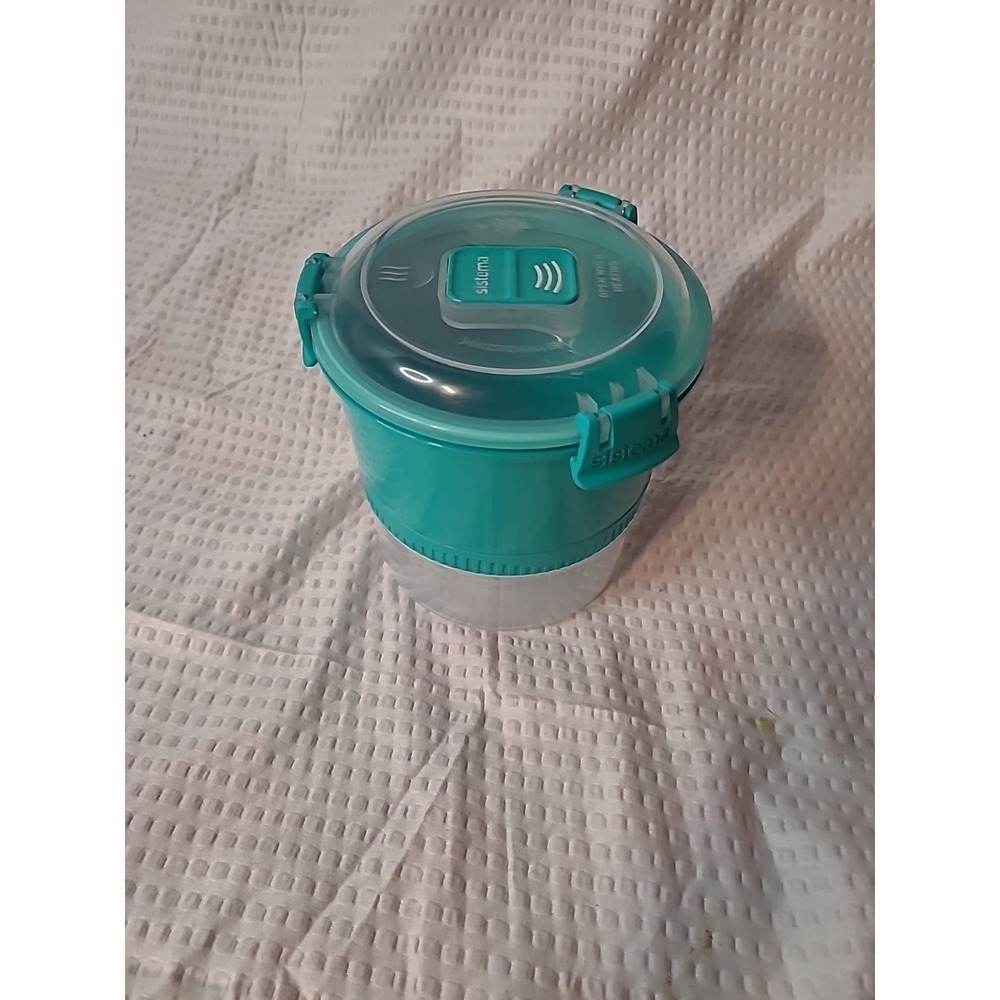 *New*Sistema "To Go"Multi-Level Food‎ Storage Rounded & Stacked / 965mL - Picture 3 of 4